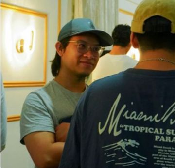 Akmal Rusydi at a community event
